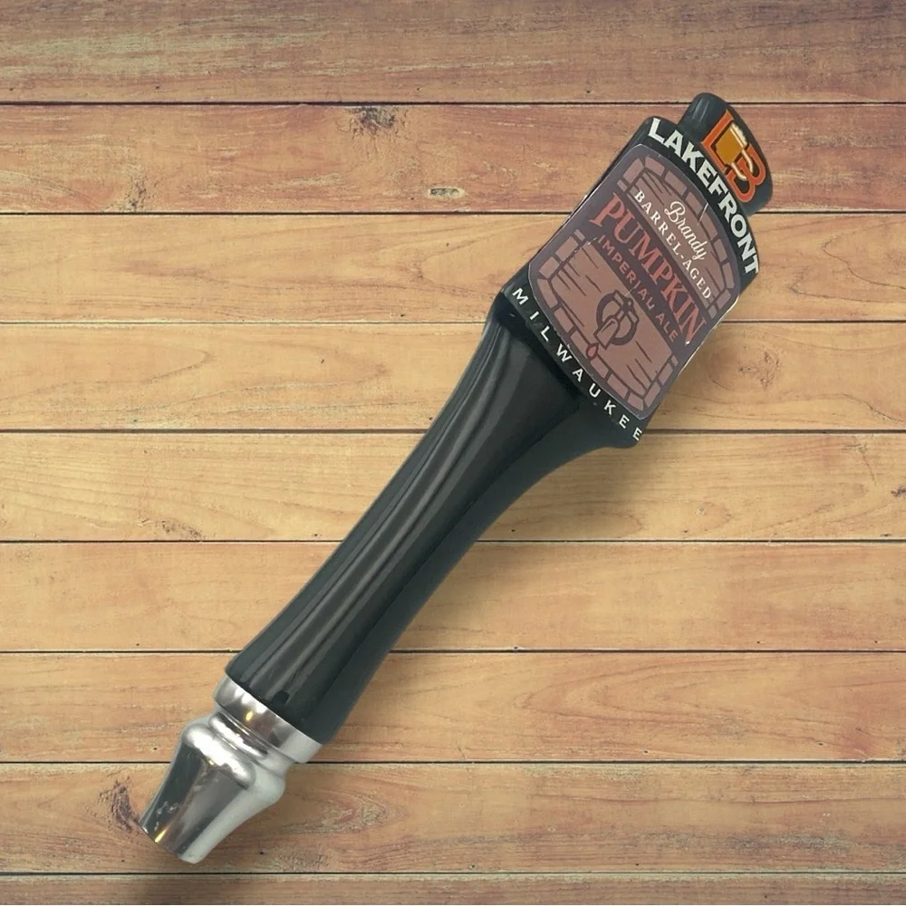 Lakefront Brewery Brandy Barrel Aged Pumpkin Ale Beer Tap Handle Breweriana